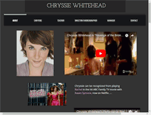 Tablet Screenshot of chryssiewhitehead.com